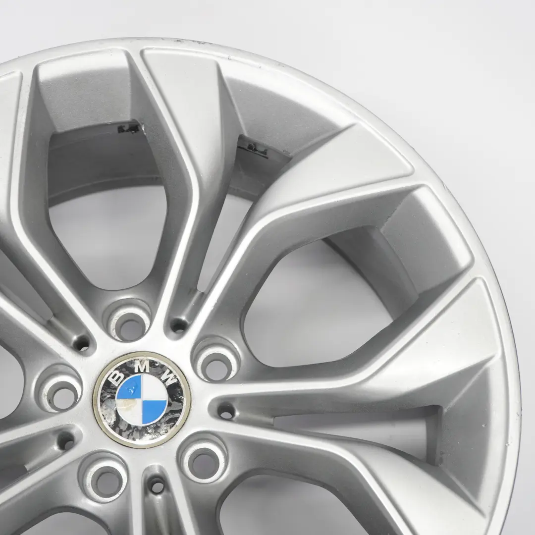 BMW X3 F25 Rear Silver Wheel Rim Alloy 19" Y Spoke 608 9,5J ET:48 - SKU 6862891-4 - Part number 6862891