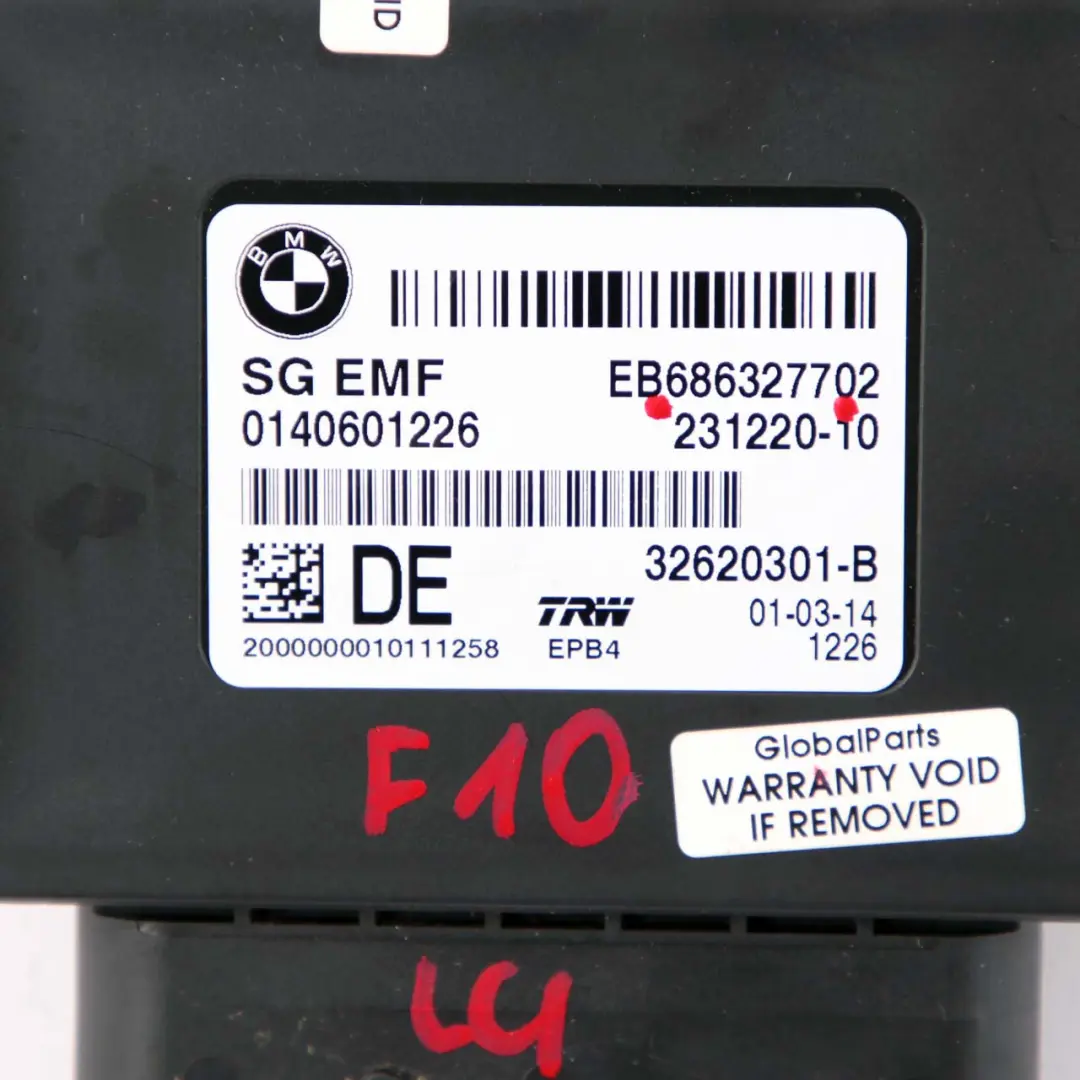BMW F10 F11 LCI Elektrische Feststellbremse Steuergerät EMF Modul - SKU 6863277 - Teilenummer 6863277
