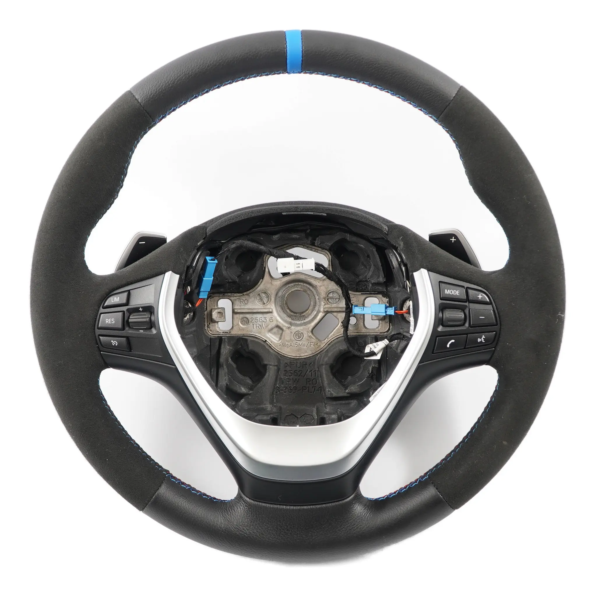 BMW F20 F21 F30 F31 F32 F36 Nuova Pelle Alcantara Sport Volante Leve Cambio