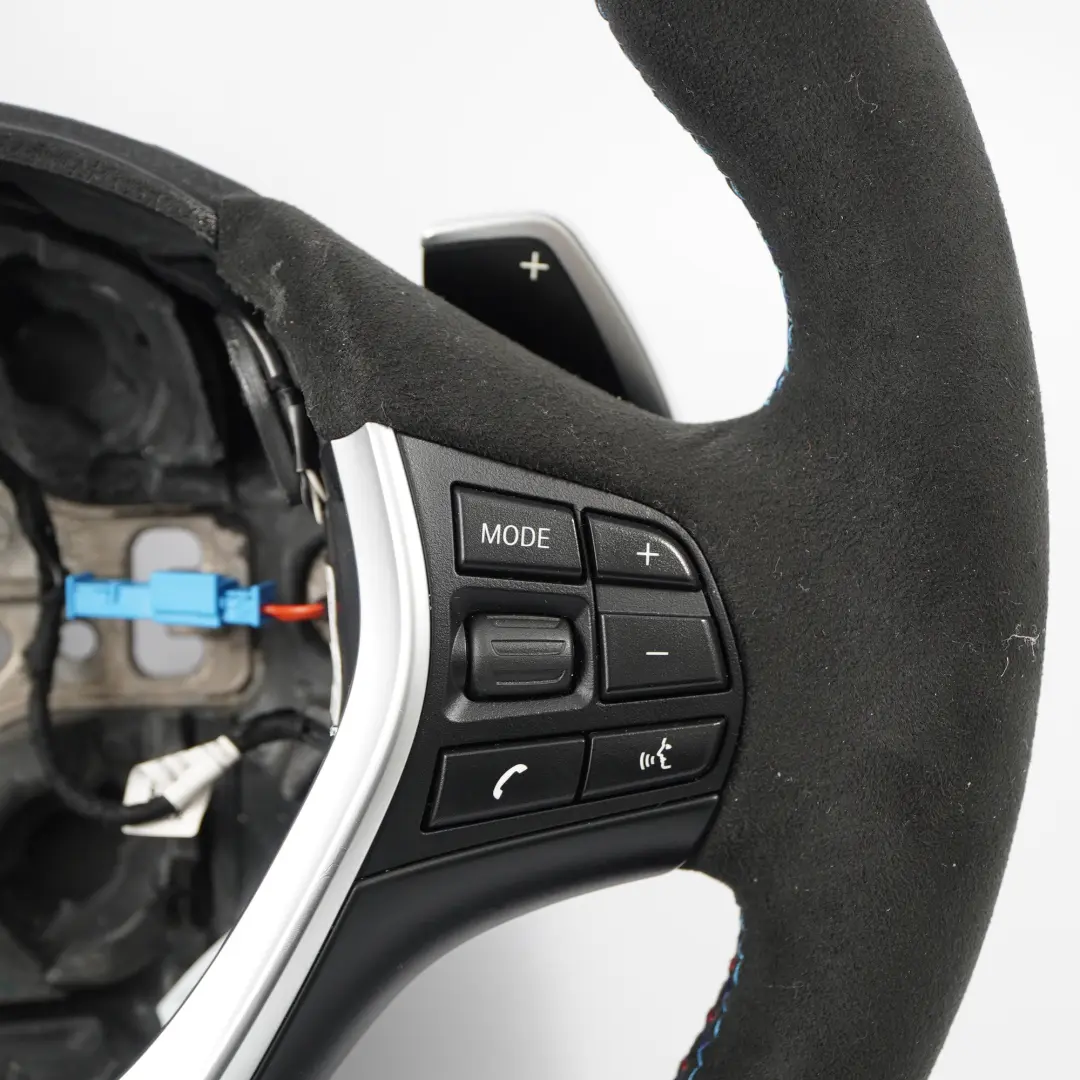 BMW F20 F21 F30 F31 F32 NEW Leather Alcantara Sport Steering Wheel Paddle Shift - SKU 6863343-1 - Part number 6863343