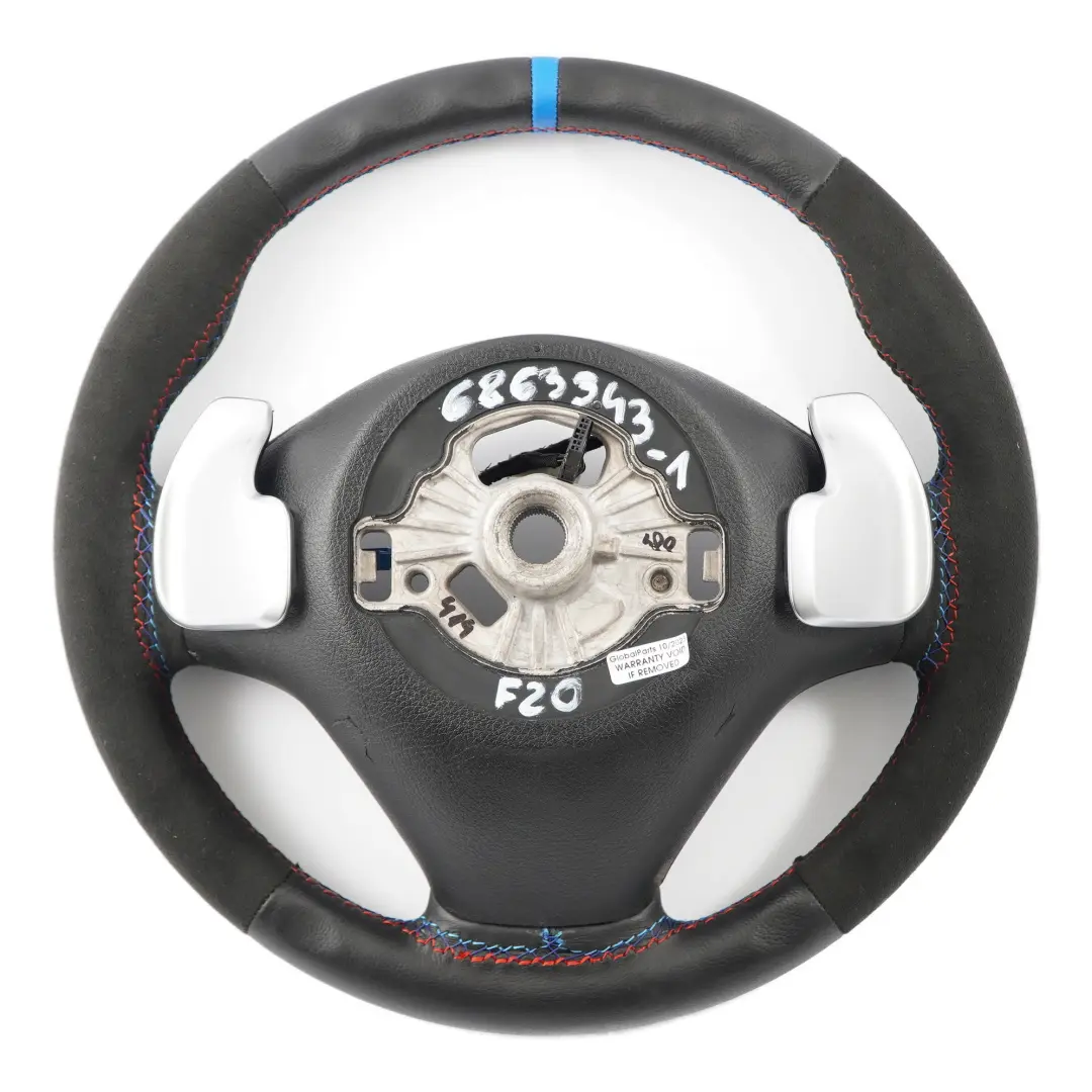 Leather Alcantara Sport Steering Wheel Paddle Shift to BMW F20 F21 F30 F31 F32 NEW with Part number 6863343 BMW F20 F21 F30 F31 F32 NEW Leather Alcantara Sport Steering Wheel Paddle Shift - SKU 6863343-1 - Part number 6863343