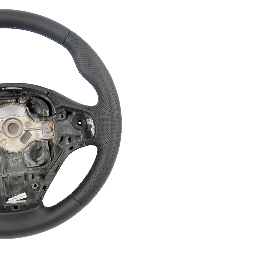NUEVO Volante deportivo De cuero negro M-tricolored para BMW F20 F21 F30 F31 F32 F36 con número de pieza 6863346 BMW F20 F21 F30 F31 F32 F36 NUEVO Volante deportivo De cuero negro M-tricolored - SKU 6863346-1 - Número de pieza 6863346