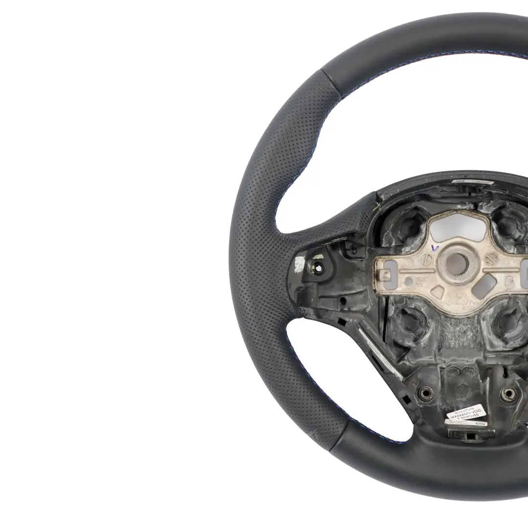 NUOVO Pelle Nera Volante Sportivo Sport M-tricolore per BMW F20 F21 F30 F31 F32 F36 con numero di parte 6863346 BMW F20 F21 F30 F31 F32 F36 NUOVO Pelle Nera Volante Sportivo Sport M-tricolore - SKU 6863346-1 - Numero di parte 6863346