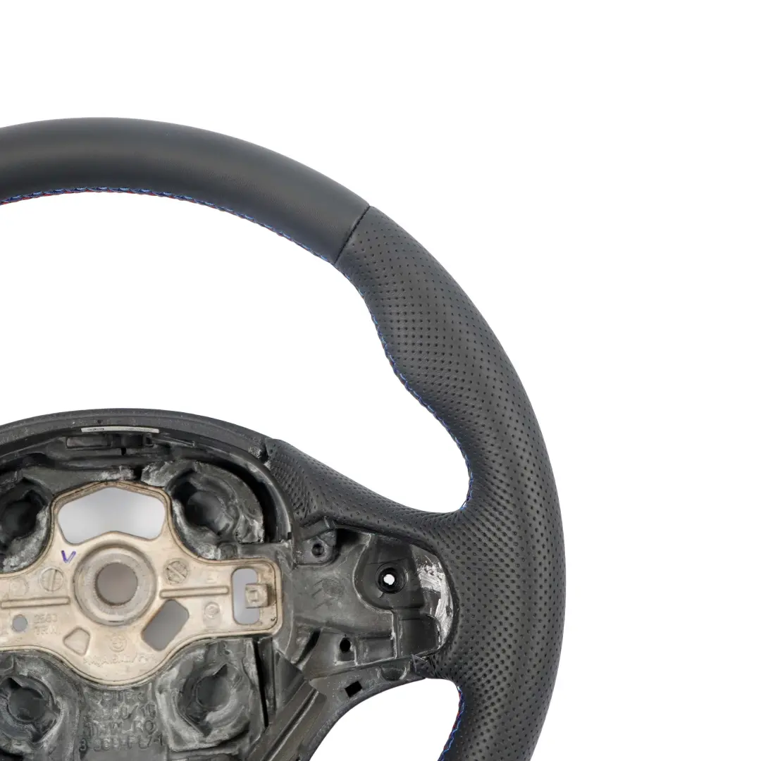 BMW F20 F21 F30 F31 F32 F36 NEW Black Leather Sport Steering Wheel M-tricolored - SKU 6863346-1 - Part number 6863346