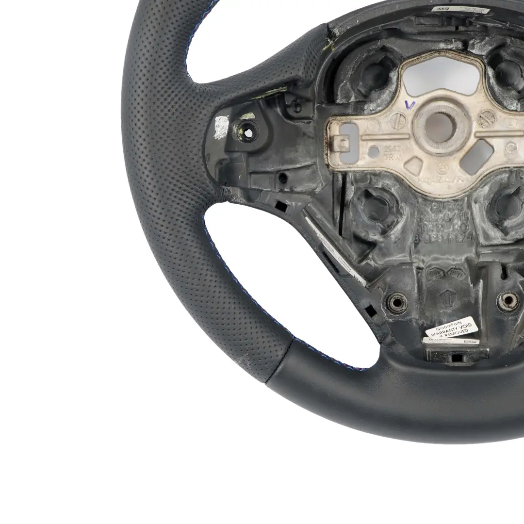 BMW F20 F21 F30 F31 F32 F36 NEW Black Leather Sport Steering Wheel M-tricolored - SKU 6863346-1 - Part number 6863346