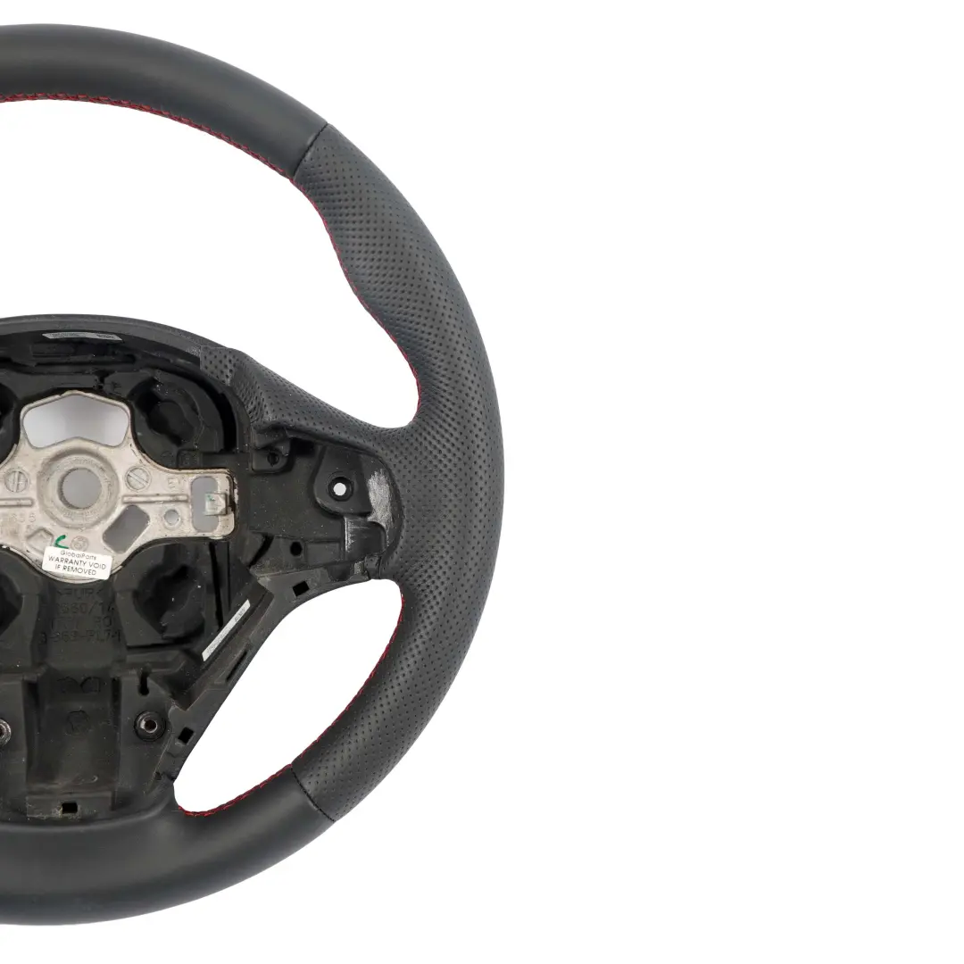 Leather Sport Steering Wheel Red Threads BMW F20 F21 F22 F23 F30 F31 F32 F33 NEW - SKU 6863346-3 - Part number 6863346