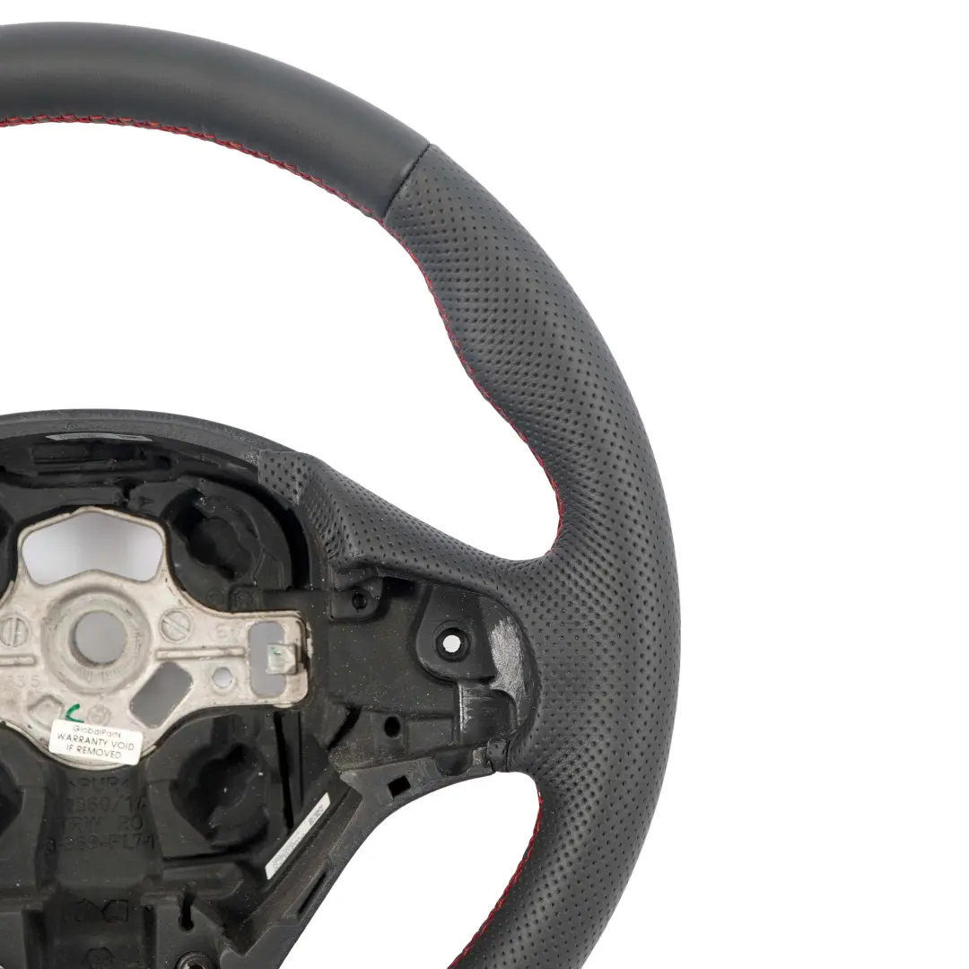 Leather Sport Steering Wheel Red Threads BMW F20 F21 F22 F23 F30 F31 F32 F33 NEW - SKU 6863346-3 - Part number 6863346