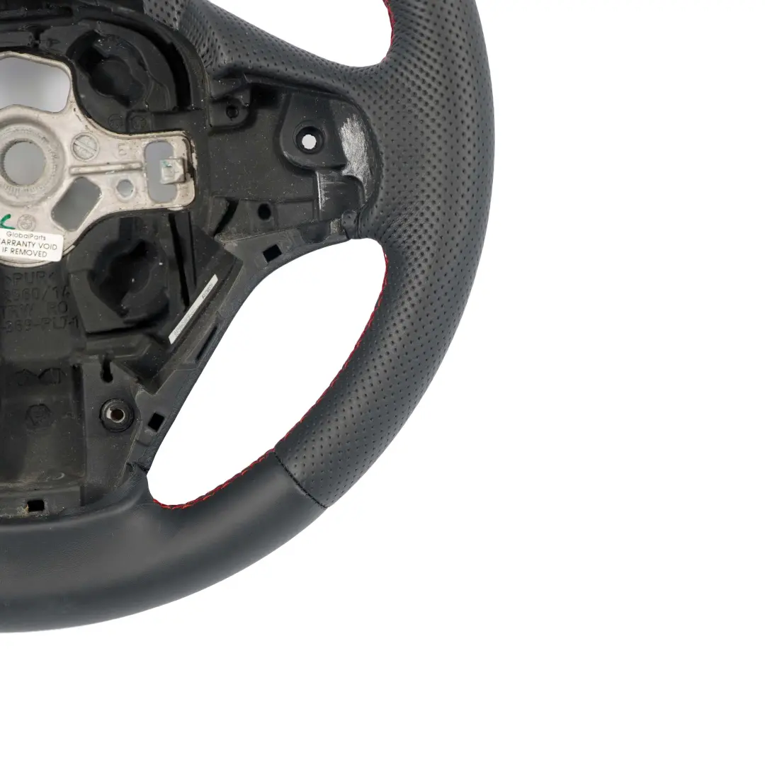 Leather Sport Steering Wheel Red Threads BMW F20 F21 F22 F23 F30 F31 F32 F33 NEW - SKU 6863346-3 - Part number 6863346