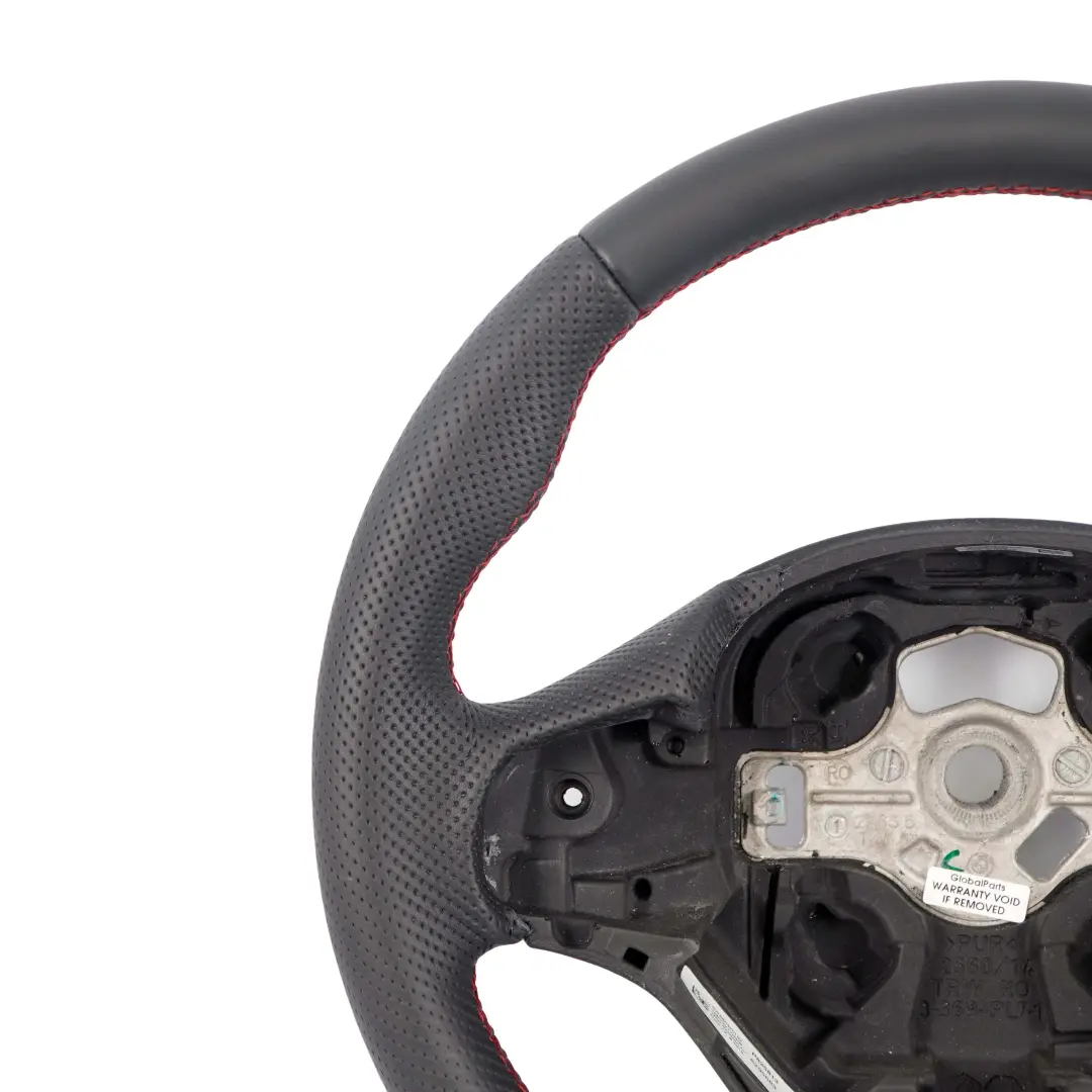 Leather Sport Steering Wheel Red Threads BMW F20 F21 F22 F23 F30 F31 F32 F33 NEW - SKU 6863346-3 - Part number 6863346