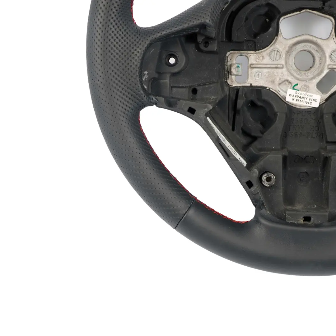 Leather Sport Steering Wheel Red Threads BMW F20 F21 F22 F23 F30 F31 F32 F33 NEW - SKU 6863346-3 - Part number 6863346