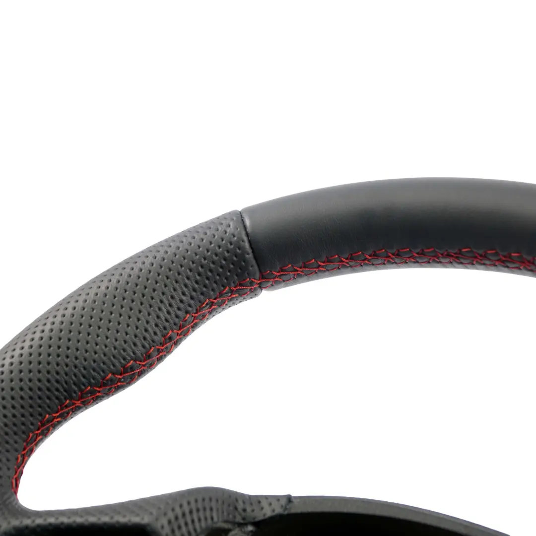 Leather Sport Steering Wheel Red Threads BMW F20 F21 F22 F23 F30 F31 F32 F33 NEW - SKU 6863346-3 - Part number 6863346