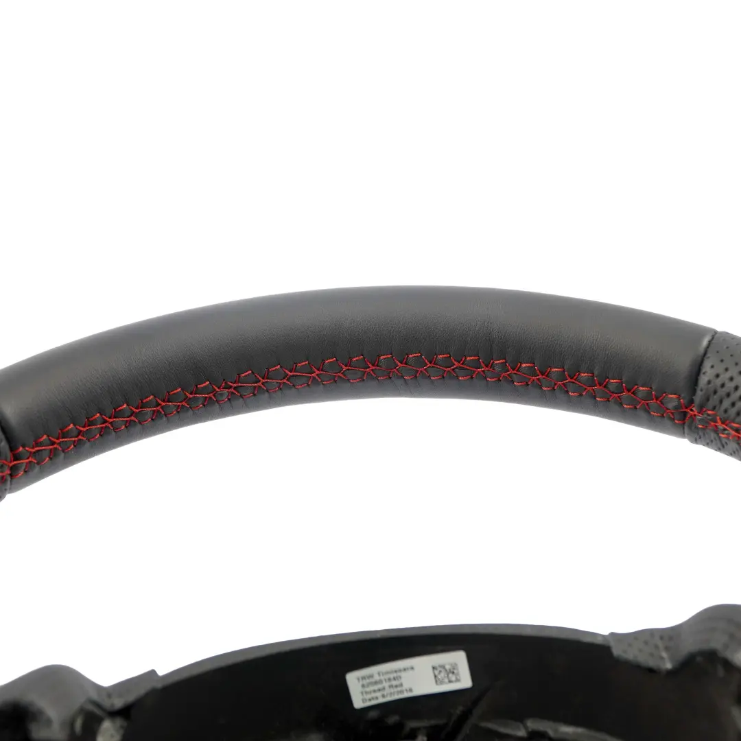 Leather Sport Steering Wheel Red Threads BMW F20 F21 F22 F23 F30 F31 F32 F33 NEW - SKU 6863346-3 - Part number 6863346