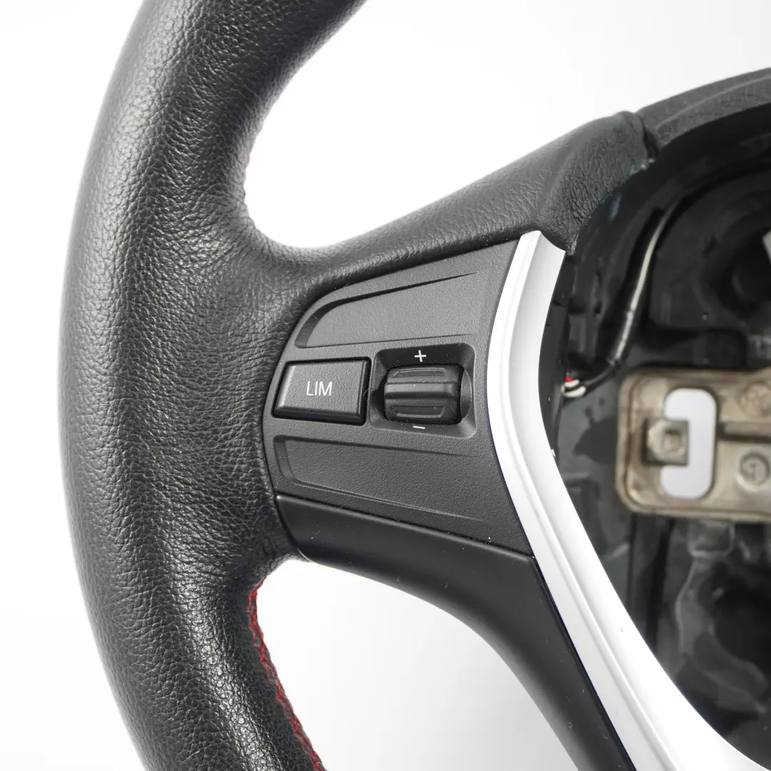 BMW F20 F21 F30 F31 Black Leather Sport Steering Wheel Red Thread Multifunction - SKU 6863346-4 - Part number 6863346