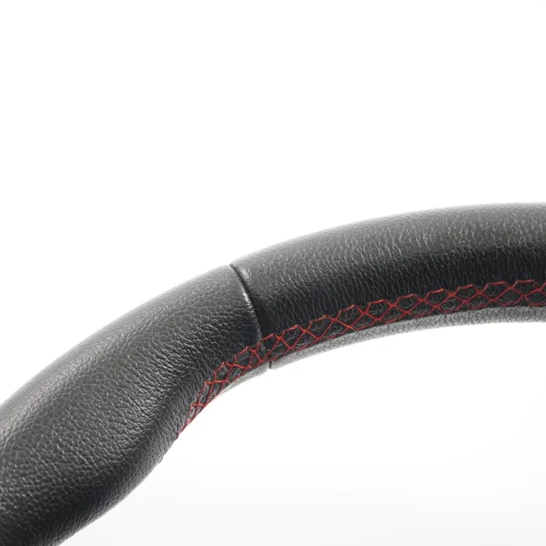 Leather Sport Steering Wheel Red Thread Multifunction to BMW F20 F21 F30 F31 Black with Part number 6863346 BMW F20 F21 F30 F31 Black Leather Sport Steering Wheel Red Thread Multifunction - SKU 6863346-4 - Part number 6863346