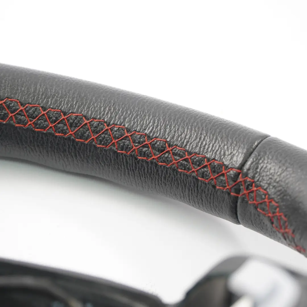 BMW F20 F21 F30 F31 Black Leather Sport Steering Wheel Red Thread Multifunction - SKU 6863346-4 - Part number 6863346