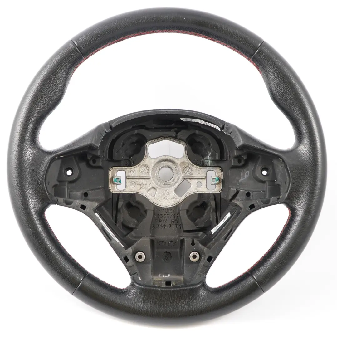 BMW F20 F21 F22 F30 F31 F32 F34 Leather Steering Wheel Sport Line Red Threads - SKU 6863346 - Part number 6863346