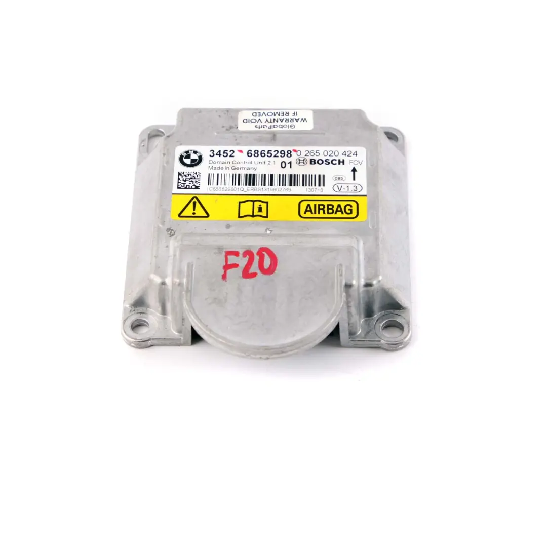 Steuergerät Airbag für BMW F20 F21 F30 F31 mit Teilenummer 6887752 BMW F20 F21 F30 F31 Steuergerät Airbag - SKU 6863385 - Teilenummer 6887752