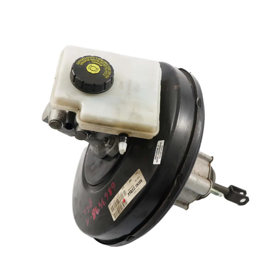 Brake Servo Unit Master Cylinder to Mini Cooper R55 R56 R57 R60 with Part number 6863498 Mini Cooper R55 R56 R57 R60 Brake Servo Unit Master Cylinder - SKU 6863498-1 - Part number 6863498