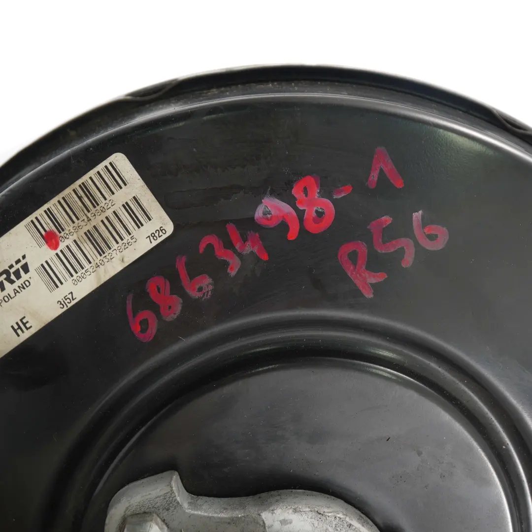 Hauptbremszylinder Bremskraftverstärker für Mini Cooper R55 R56 R57 mit Teilenummer 6863498 Mini Cooper R55 R56 R57 Hauptbremszylinder Bremskraftverstärker - SKU 6863498-1 - Teilenummer 6863498
