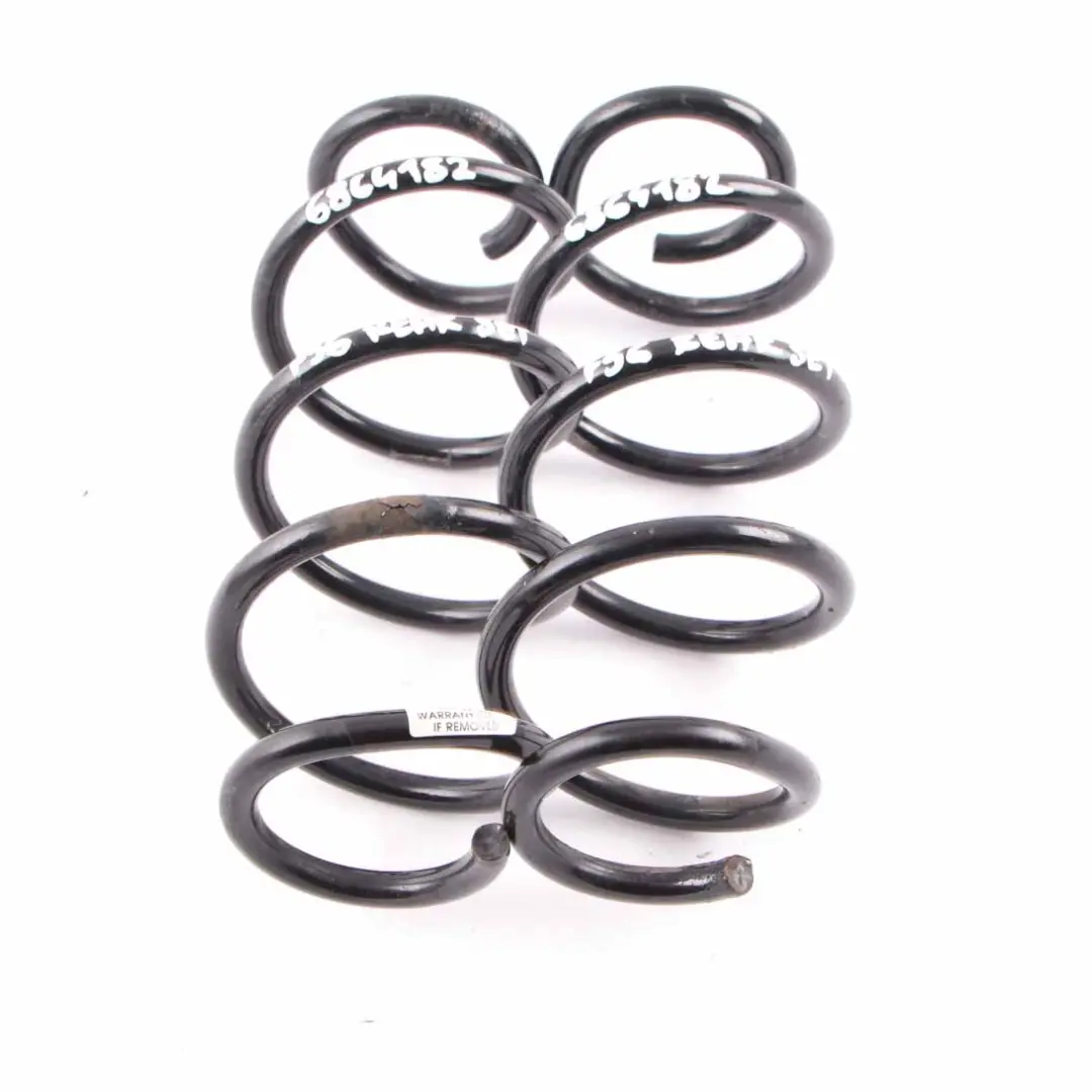 Mini F56 Coil Spring Rear Axle Suspension Left Right N/O/S Set - SKU 6864182 - Part number 6864182