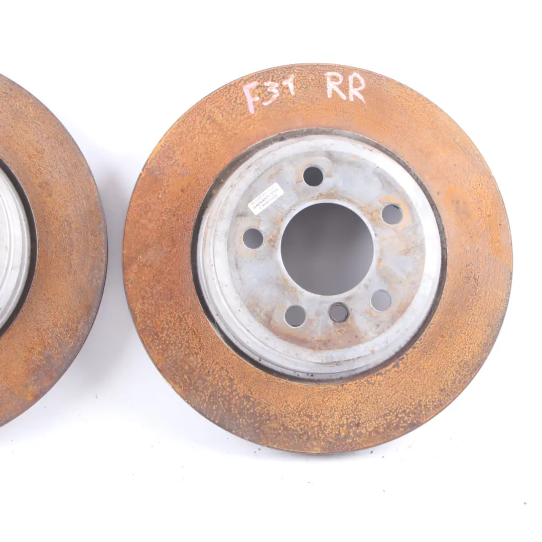 Brake Disc BMW F30 F32 Rear Left Right Wheel N/O/S Ventilated Set 330X20 to with Part number 6864899 Brake Disc BMW F30 F32 Rear Left Right Wheel N/O/S Ventilated Set 330X20 - SKU 6864899 - Part number 6864899