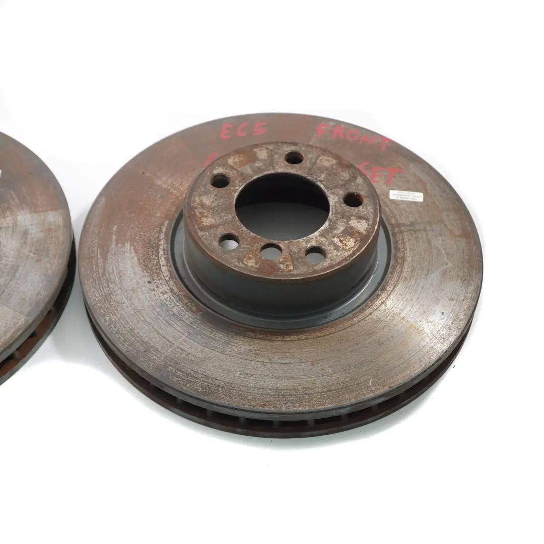 Vorderradbremse Links Rechts Bremsscheibe Set 750i 348X36 für BMW E65 mit Teilenummer 6864904 BMW E65 Vorderradbremse Links Rechts Bremsscheibe Set 750i 348X36 - SKU 6864904-SET - Teilenummer 6864904