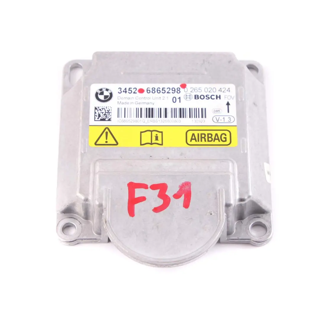 BMW F20 F21 F30 F31 ECU ICM Plus Modulo Unità Controllo Airbag - SKU 6865298 - Numero di parte 6865298