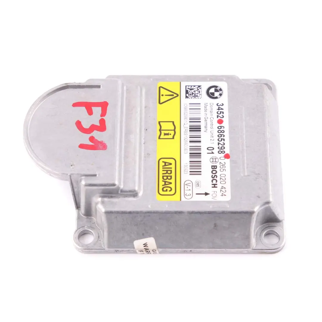 BMW F20 F21 F30 F31 ECU ICM Plus Control Unit Module Airbag - SKU 6865298 - Part number 6865298