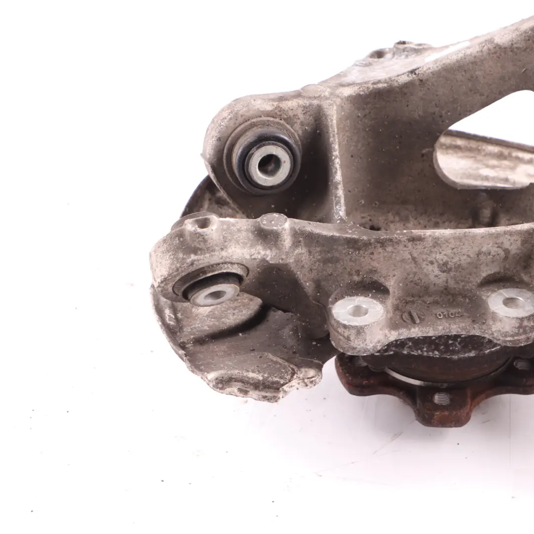 Carrier Rear Left N/S Axle Suspension Bracket Knuckle to BMW G11 G12 Wheel with Part number 6865661 BMW G11 G12 Wheel Carrier Rear Left N/S Axle Suspension Bracket Knuckle - SKU 6865661 - Part number 6865661