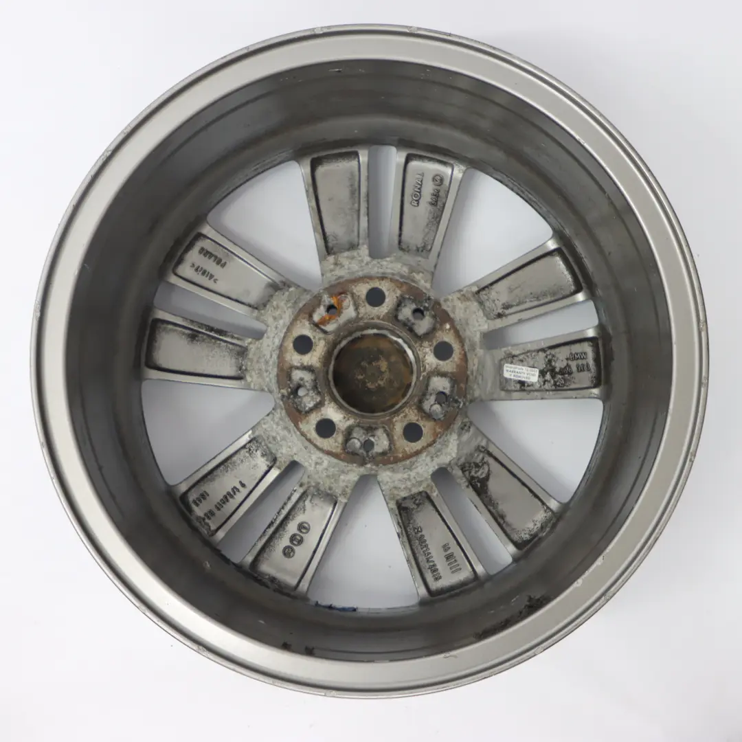 BMW F20 F21 F22 F23 Silver Wheel Alloy Rim 17" Double Spoke 655 ET:43 7,5J - SKU 6866303-5 - Part number 6866303