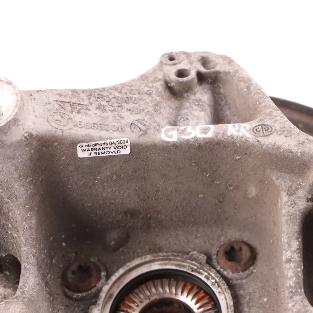 Support De Roue Arrière Droit Essieu De Suspension Frein Moyeu pour BMW G30 à propos du numéro de pièce 6866336 BMW G30 Support De Roue Arrière Droit Essieu De Suspension Frein Moyeu - SKU 6866336 - Numéro de pièce 6866336