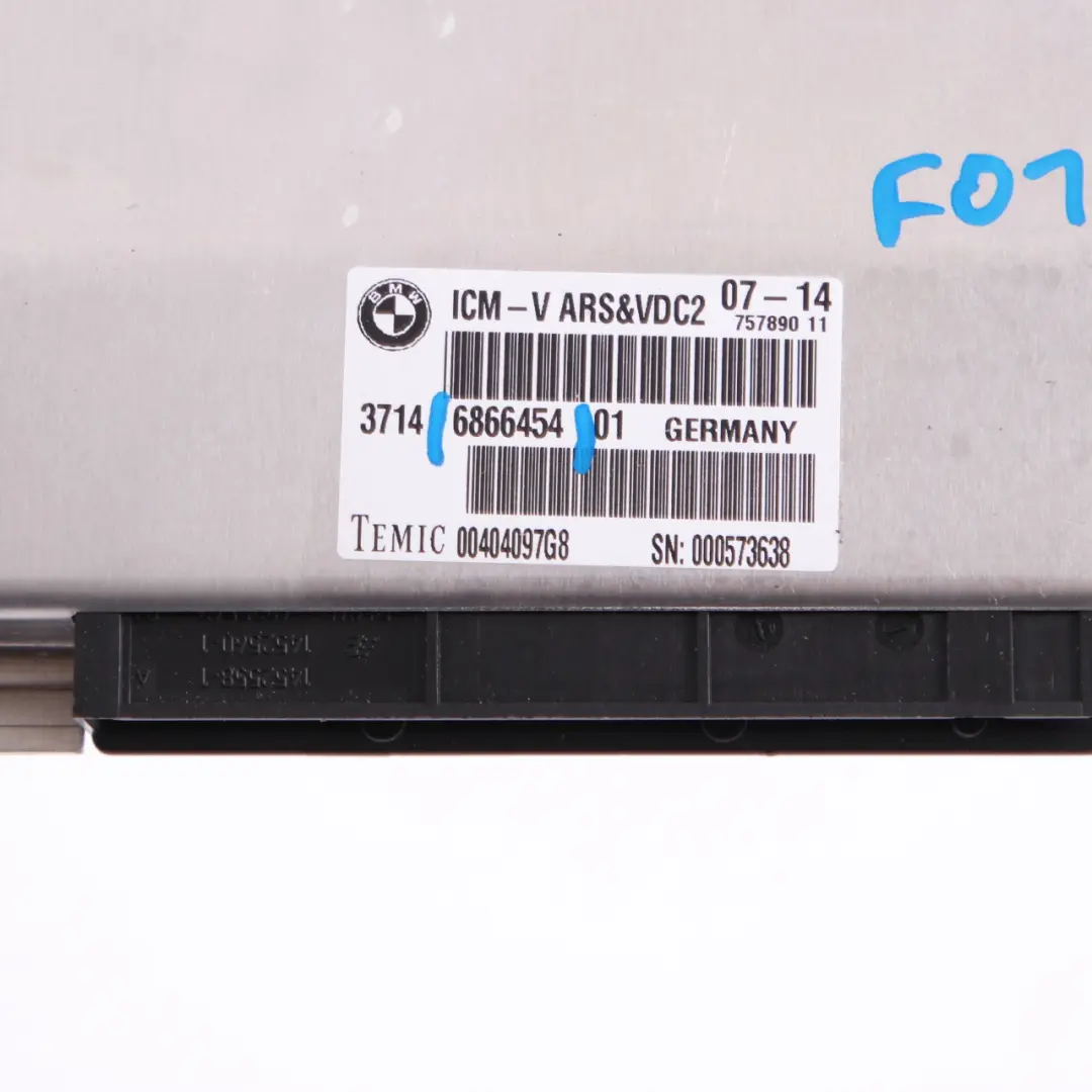 Modulo VDC BMW F01 F07 F10 F11 F12 Unità controllo livello sospensione per con numero di parte 6866454 Modulo VDC BMW F01 F07 F10 F11 F12 Unità controllo livello sospensione - SKU 6866454 - Numero di parte 6866454