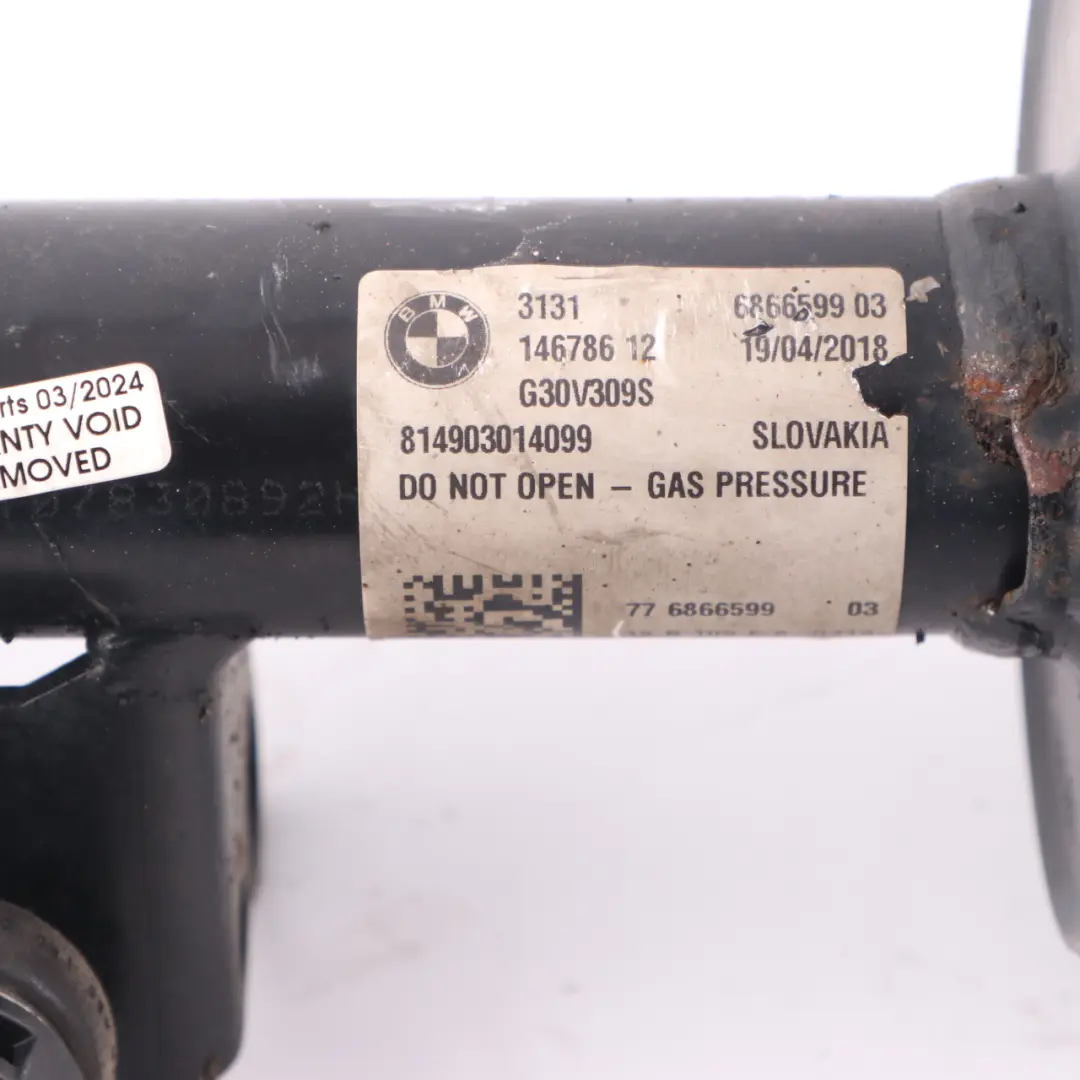 Strut BMW G30 M Sport Front Suspension Left N/S Shock Absorber Spring to with Part number 6866599 Strut BMW G30 M Sport Front Suspension Left N/S Shock Absorber Spring - SKU 6866599 - Part number 6866599