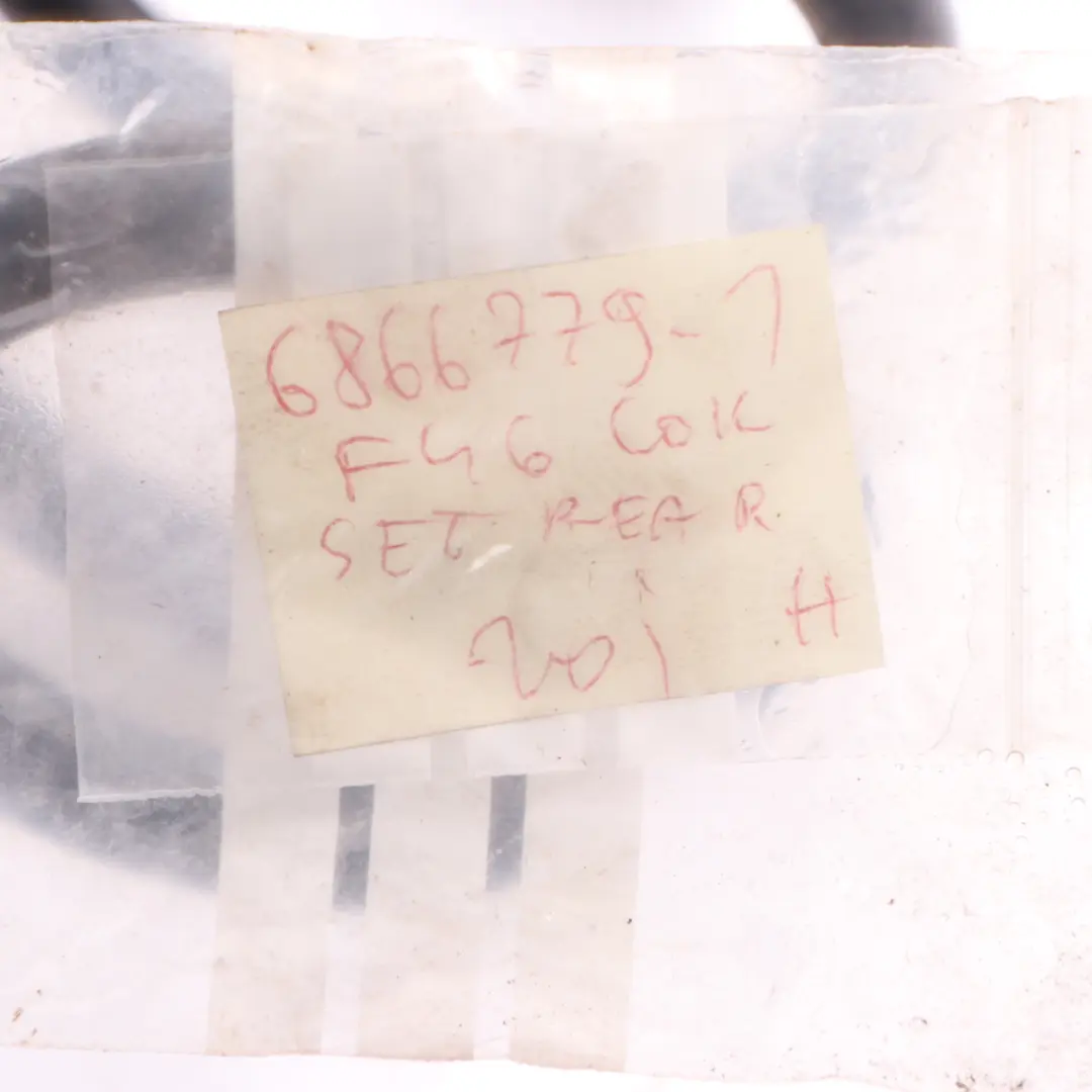 Coil Spring Rear Axle Suspension Left Right Set RP to BMW F46 with Part number 6866779 BMW F46 Coil Spring Rear Axle Suspension Left Right Set RP - SKU 6866779-1 - Part number 6866779