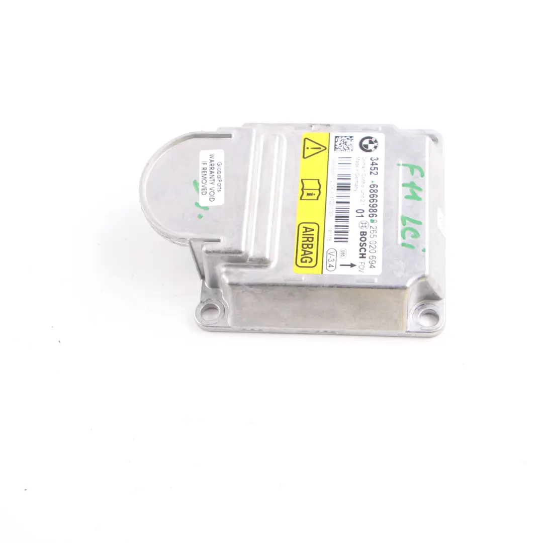 BMW F01 F02 LCI F06 F10 F11 F13 ECU ICM Módulo Unidad de Control Airbag - SKU 6866986 - Número de pieza 6866986