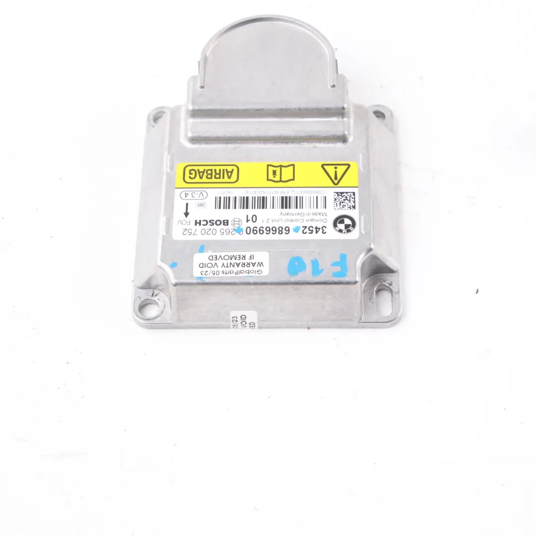  Airbag Module BMW F01 F02 LCI F10 F11 F13 Air Bag ECU ICM Control Unit - SKU 6866990 - Part number 6866990