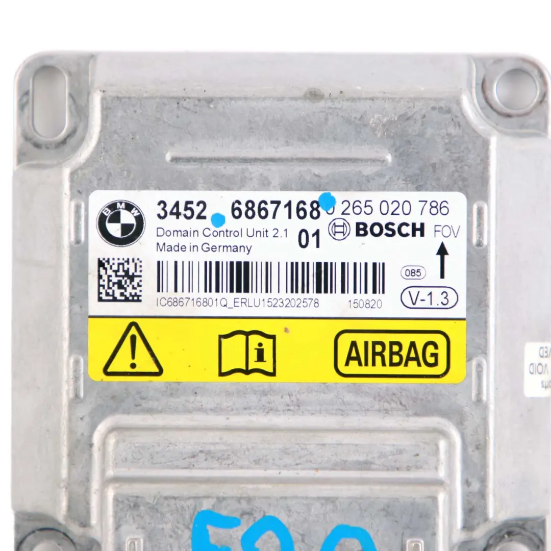 N47N ECU ICM Unidad de Control Módulo para BMW Serie 1 2 F20 F21 F30 F31 N13 con número de pieza 6867168 BMW Serie 1 2 F20 F21 F30 F31 N13 N47N ECU ICM Unidad de Control Módulo - SKU 6867168 - Número de pieza 6867168