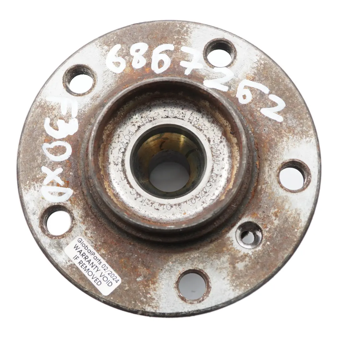Flange Hub Rear Left Right N/O/S Axle Wheel Bearing to BMW F30 F31 Drive with Part number 6867262 BMW F30 F31 Drive Flange Hub Rear Left Right N/O/S Axle Wheel Bearing - SKU 6867262 - Part number 6867262