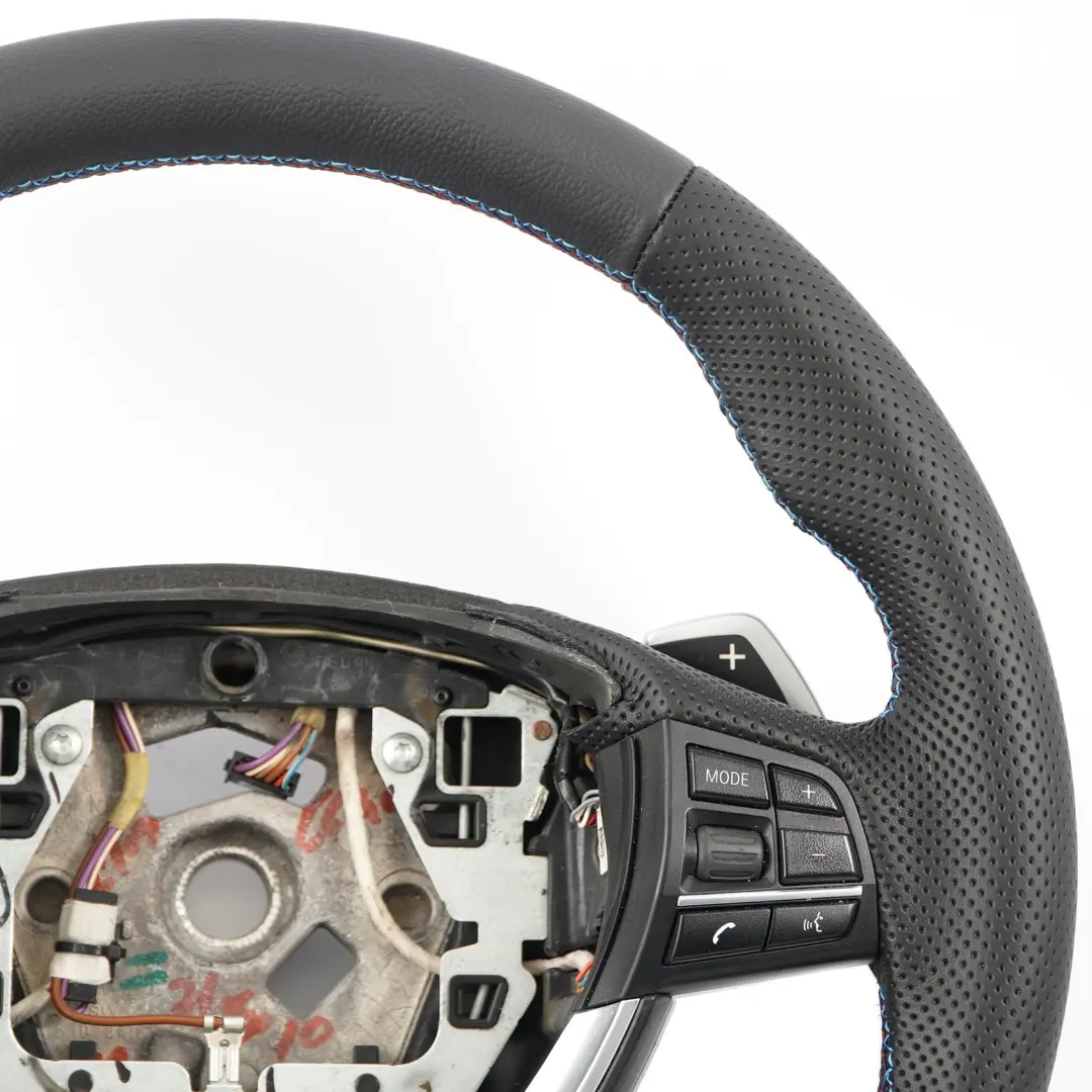 Steering Wheel BMW F10 F11 F12 F01 F07 GT NEW Black Leather Paddle Shift Sport - SKU 6867280-1 - Part number 6867280