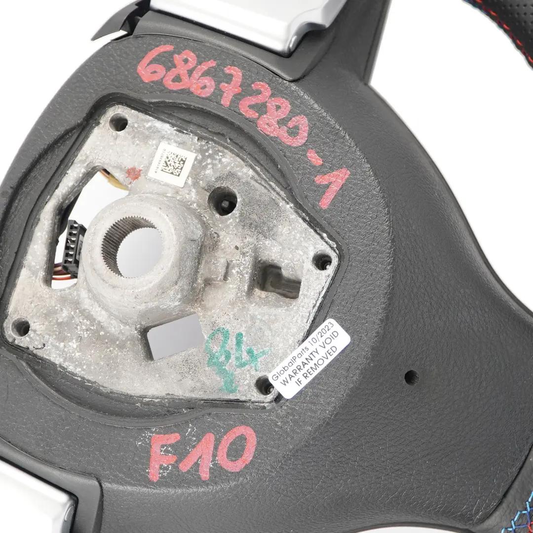 Steering Wheel BMW F10 F11 F12 F01 F07 GT NEW Black Leather Paddle Shift Sport - SKU 6867280-1 - Part number 6867280