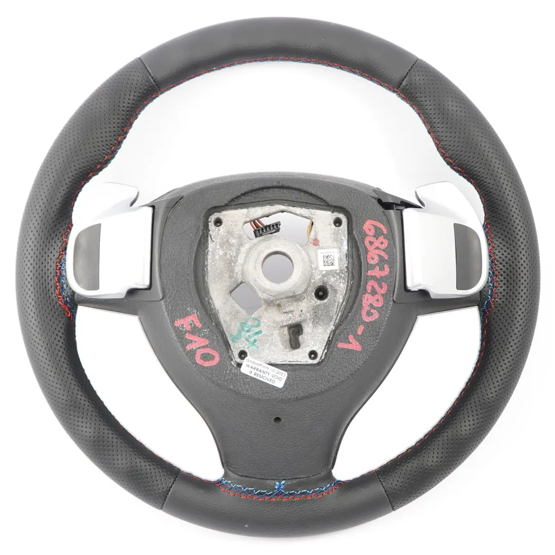 Steering Wheel BMW F10 F11 F12 F01 F07 GT NEW Black Leather Paddle Shift Sport - SKU 6867280-1 - Part number 6867280