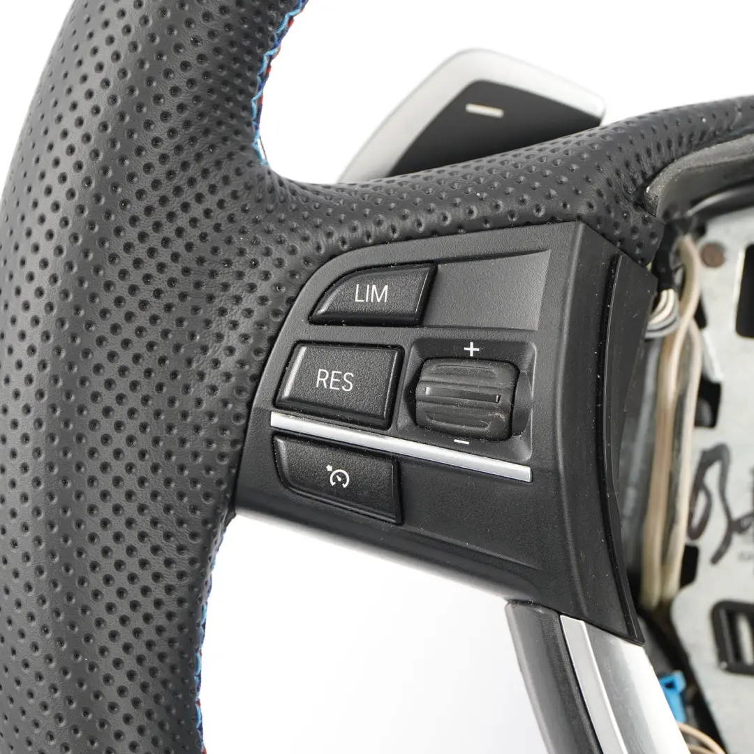 Steering Wheel BMW F10 F11 F12 F01 F07 GT NEW Black Leather Paddle Shift Sport - SKU 6867280-1 - Part number 6867280
