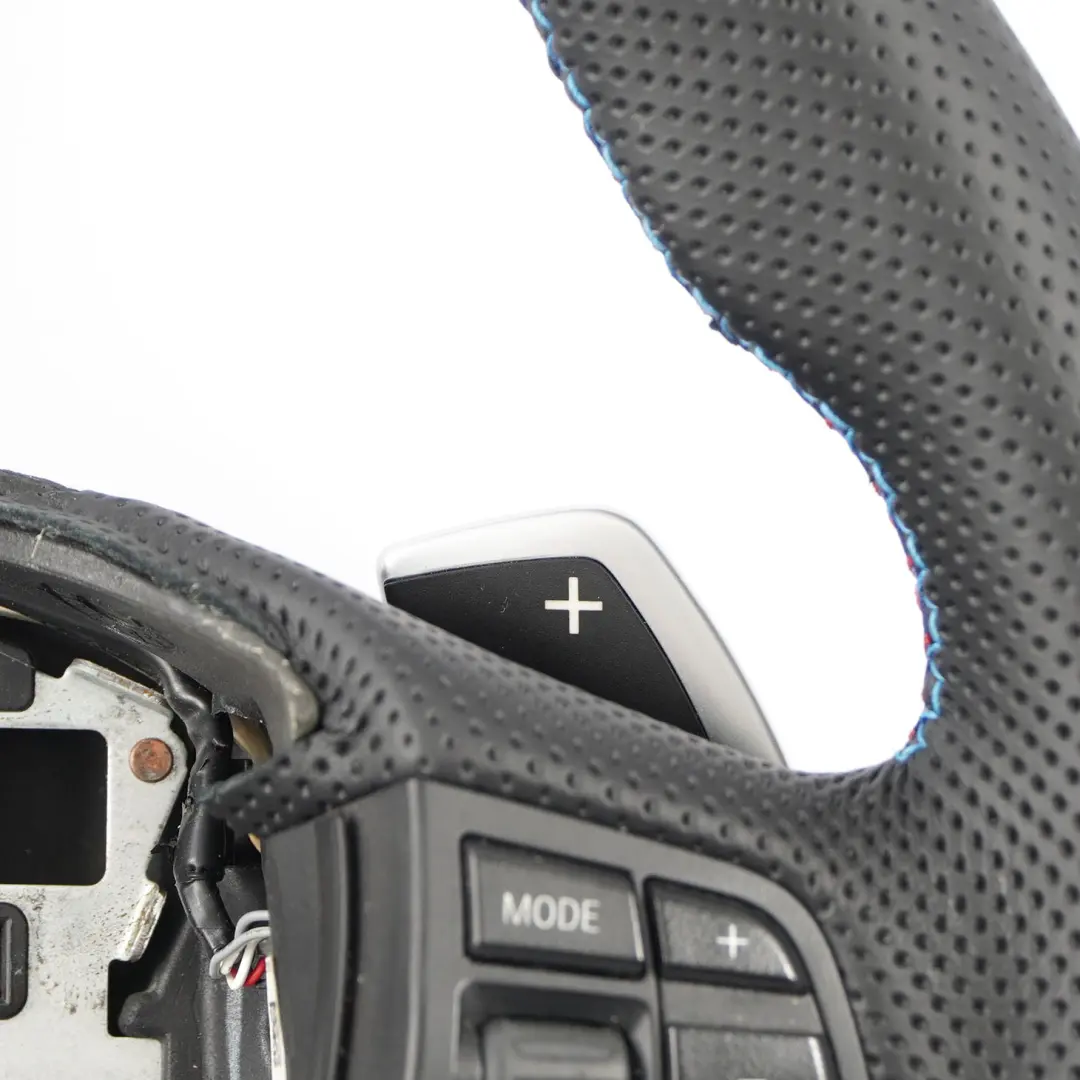 Steering Wheel BMW F10 F11 F12 F01 F07 GT NEW Black Leather Paddle Shift Sport - SKU 6867280-1 - Part number 6867280