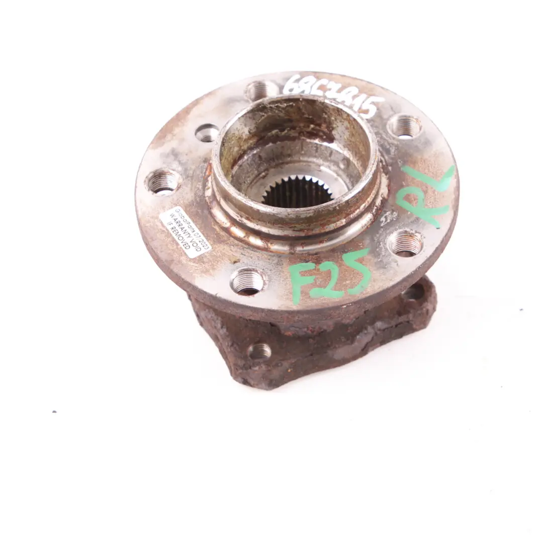 Hub Bearing Drive Flange Hub Left Right N/O/S Axle to BMW X3 F25 Rear Wheel with Part number 6867815 BMW X3 F25 Rear Wheel Hub Bearing Drive Flange Hub Left Right N/O/S Axle - SKU 6867815 - Part number 6867815
