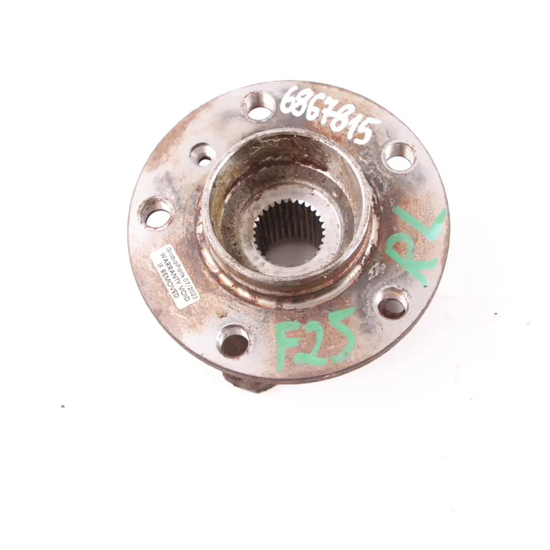 Roulement Moyeu Roue Arrière Bride Gauche Droit Essieu pour BMW X3 F25 à propos du numéro de pièce 6867815 BMW X3 F25 Roulement Moyeu Roue Arrière Bride Gauche Droit Essieu - SKU 6867815 - Numéro de pièce 6867815