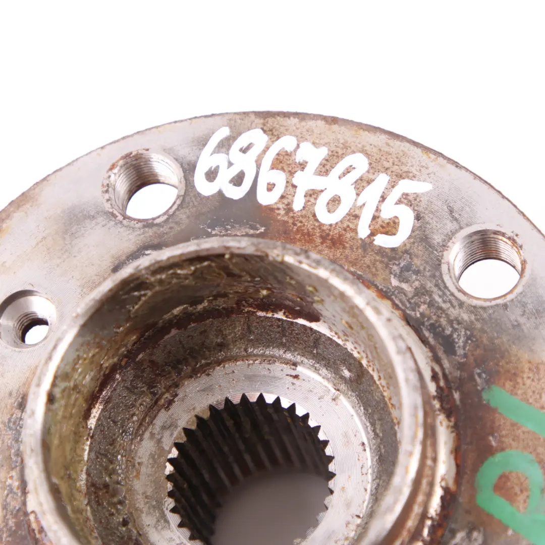 Hub Bearing Drive Flange Hub Left Right N/O/S Axle to BMW X3 F25 Rear Wheel with Part number 6867815 BMW X3 F25 Rear Wheel Hub Bearing Drive Flange Hub Left Right N/O/S Axle - SKU 6867815 - Part number 6867815