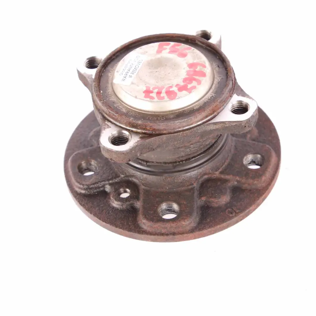 Bearing Hub Mini F54 F55 F56 F57 Rear Axle Wheel Holder Mount to Wheel with Part number 6867927 Wheel Bearing Hub Mini F54 F55 F56 F57 Rear Axle Wheel Holder Mount - SKU 6867927 - Part number 6867927