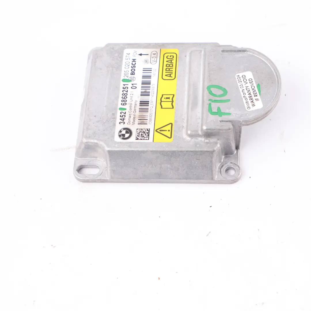  Module Air BMW F01 F02 LCI F07 GT F10 F11 F13 ECU ICM Control Unit - SKU 6868251 - Numéro de pièce 6868251