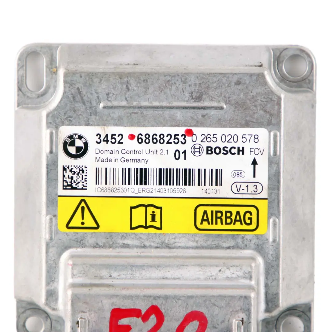 ECU ICM Steuergerät Modul Airbag ECU für BMW F20 F21 F30 F31 mit Teilenummer 6868253 BMW F20 F21 F30 F31 ECU ICM Steuergerät Modul Airbag ECU - SKU 6868253 - Teilenummer 6868253