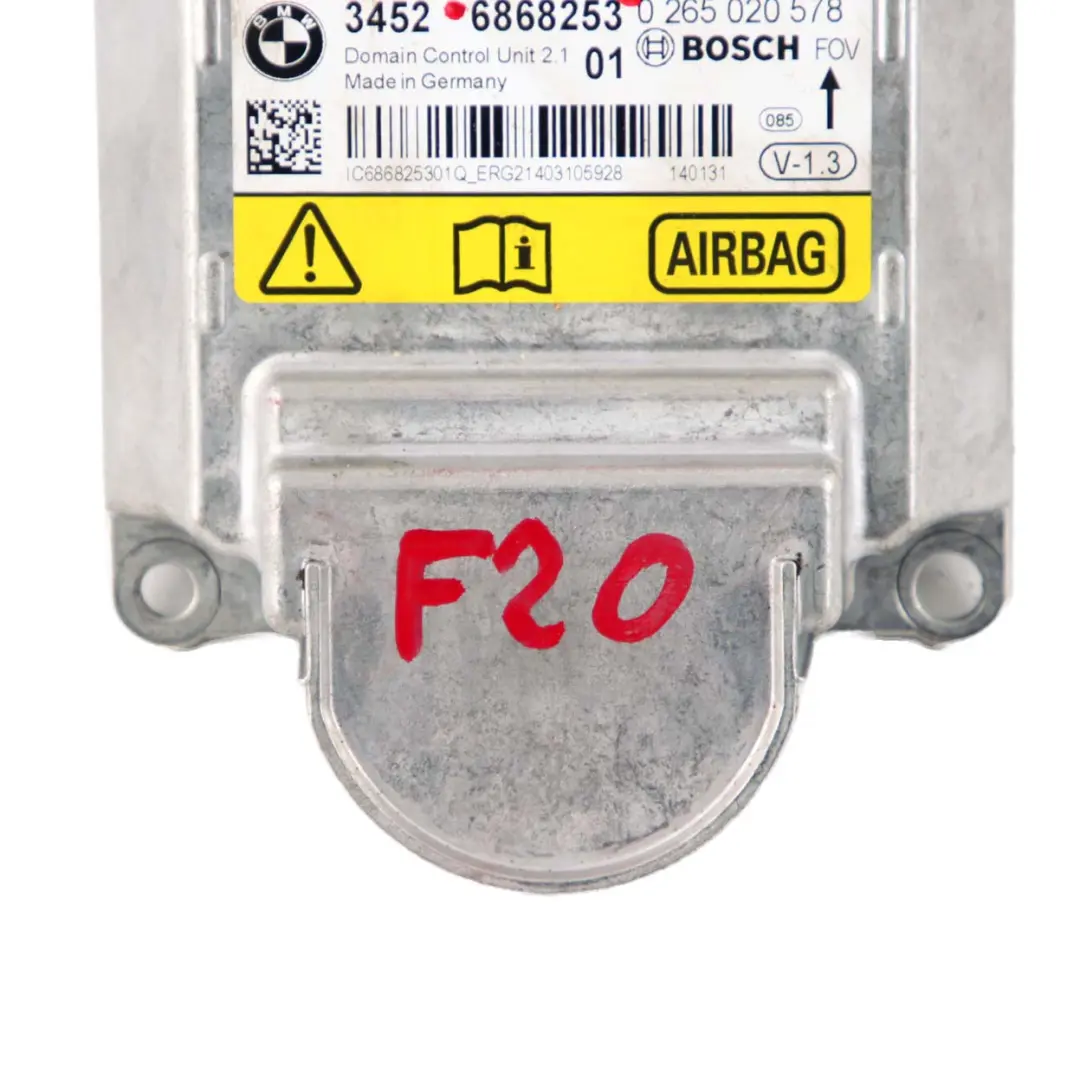 Moduł Steorwnik Poduszek Airbag do BMW F20 F21 F30 F31 o numerze 6868253 BMW F20 F21 F30 F31 Moduł Steorwnik Poduszek Airbag - SKU 6868253 - Numer Części 6868253